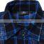 2016 hot sale oem service menprinting plaids long style polar fleece jacket