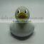 wholesale floating white rubber duck , promotional white duck with logo imprint, baby white bath duck toy