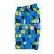 Customer Print Lattice Design Blue Kid Shorts