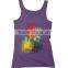  china custom printing 100 cotton womens tank top loose,wholesale high visibility tank top