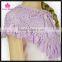 Wholesale Kids Purple Color Crochet Coat Hotesale Shawl Low MOQ Kids Clothes Manufacturer in China