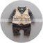 S17669A Autumn Boys Clothing Set Gentleman Kids 3 Piece Sets