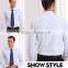 Custom 100% Cotton White Pant Shirt New Style Pant Men's Dress Shirt Design