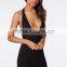 Sexy deep plunge neck bodycon fit dress designer one piece party dress