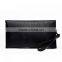 PU Leather Polyester Solid 82694 girls shoulder long strip bag