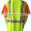 ANSI 100% Polyester hi Vis Safety Contrast T-shirt With 3M Reflective Tapes