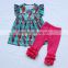 Baby Girls Summer Dresses Outfit 2017 Hot Sale boutique Trolls Princess Dress Clothing set fashion children clothes set