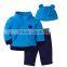 Baby Boys' 3 Piece Fleece Top and pants cute baby boy sets 3 pieces suit