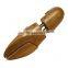 Painted type wooden shoe tree in lotus wood and thin wax on the surface with double tube