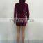 B33796A 2017 Winter women Party fashion velvet hoody dress