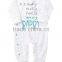 autumn letter full printed footbinding baby romper