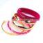 5ps/set Fashion Bohemian Style Handmade Woven Women's Smooth Metal Bangle