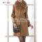 China luxury women's winter cashmere coats manufacturer