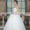 ED Fashion Appliques Pearls Beaded Sweetheart Tiered Puffy Ball Gowns Tulle Wedding Dresses