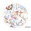 TOROS latest high quality round custom cotton beach towel for vacation