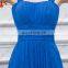 Royal Blue Long Bridesmaid Dresses Floor Length Scoop Neck With Spaghetti Straps Brides Maid Dresses Free Shipping JMR001