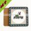 China factory outlet customized cup pure wood coaster