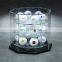 Round clear plexiglass pmma acrylic golf ball case