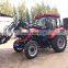 80hp 4wd farm tractor with front loader