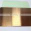 Gold Color Coated Stainless Steel Plate 304 For Wall Decoration