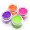 Newest wholesale glow in dark dipping powder private brand thermo powder dip powder acrylic nail