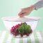 2019 New Arrival Food Grade Silicone cover Sealed refrigerator microwave heat insulation fruit bowls covered Kitchen Accessories