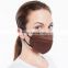 Popular Unisex Brown Ear Loop  Dust Face Mask with Breathing Valve