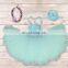 Wholesale Kids light Blue Tutu Dress Flower Girl Tulle Dress