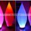 Ground LED Lighting Decoration Inflatable Water Drop Lights with Air Blower for Events Party