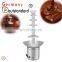 5 tier chocolate fountain electric chocolate fountain machine commercial chocolate warmer machine with CE for party