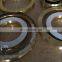 Golden circle round chandelier living room bedroom study restaurant simple light luxury personalized lighting