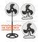 18 inch vintage metal standing fan
