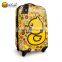 Beautiful fancy luggage bag set fashion animal printing luggage for travel