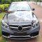 E-CLASS W212 E63 A style body kit 14~16y PPand Iron bonnet front bumper grille side skirts fender ducts rear bumper muffler