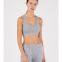 Ladies' santoni seamless knit quick dry & wicking cross back high support sports bra.