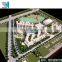 Architectural visualization miniature school building model