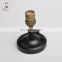 Tonghua Black Iron Ceiling Rose Bronze Aluminum Lamp Holder with Turning Joint Vintage Edison Bulb Table Lamp E27