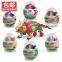 Twisted egg building block toy