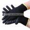 Black Polyurethane Dipped General Duty Work Gloves Anti-static PU Coated Electronic Gloves For Gardening Painting