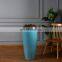 European style blue big floor art ceramic vase decoration vase from China