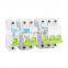 Factory direct sales DZ47-63M 6A-63A / 2P AC 230V 400V double pole MCB miniature smart circuit breaker tetrapolar 63a