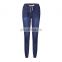 S-5XL wholesale brand women's summer stretch slim plus size jeans custom denim custom denim