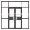 Commercial Glass Entry Aluminum Storefront Door Metal Door Swing Graphic Design Aluminum Alloy Commercial Building 5 Years