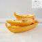 Washable Reusable Large Ship Boat Japanese Serving Plastic Party Black Sushi Tray