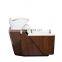 Wooden electric adjustable hair wash shampoo bowl bed backwash furniture shampoo chair for salon