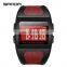 SANDA 222 Trendy High End Men's Digital Sports Watch Resin Strap Luminous Week Display Male Watches