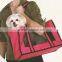 Soft-sided, tote-style pet dog and cat carrier pet tote