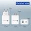 2 Ports PD 20W EU US Plug Fast Charger Adapter For iPhone 13 12 11 For Huawei QC 3.0 Mobile Phone Quick Charger