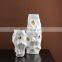 Light Luxury Irregular Folds White Vase Tabletop Ornament Ceramic Flower Vase For Home Decoration