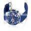 Sky-blue Silicone Straps Wrist Men Watch Japanese Multifunctional Movement Watches Fashion Sports Watch